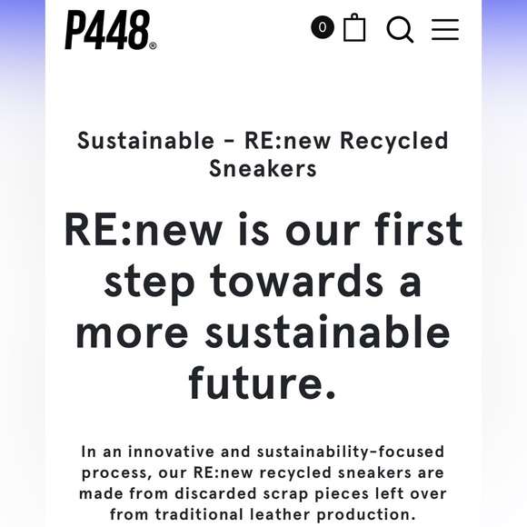 P448 Re:new sneakers EUC - sz 40 - Picture 9 of 9